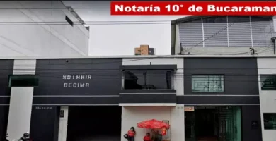 notaria decima de Bucaramanga