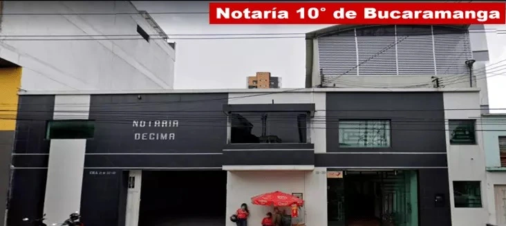 notaria decima de Bucaramanga