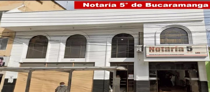 notaria quinta de Bucaramanga