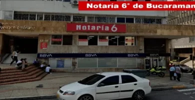 notaria sexta de Bucaramanga