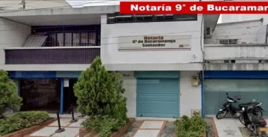 notaria novena de Bucaramanga
