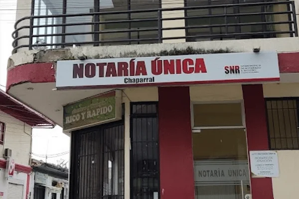 Notaría Única de Chaparral